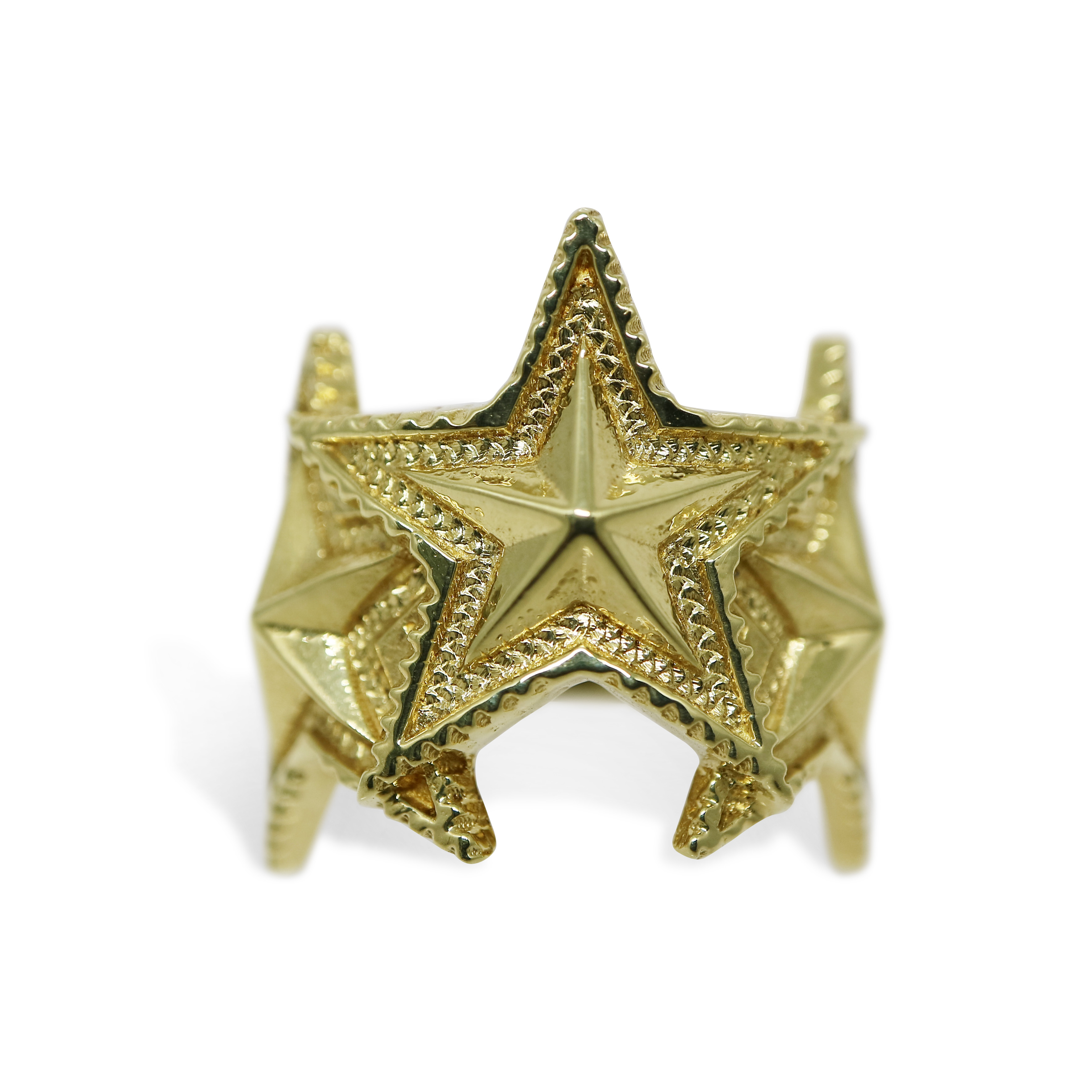 割引 CODY SANDERSON 3 intarlocking stars ring リング - www