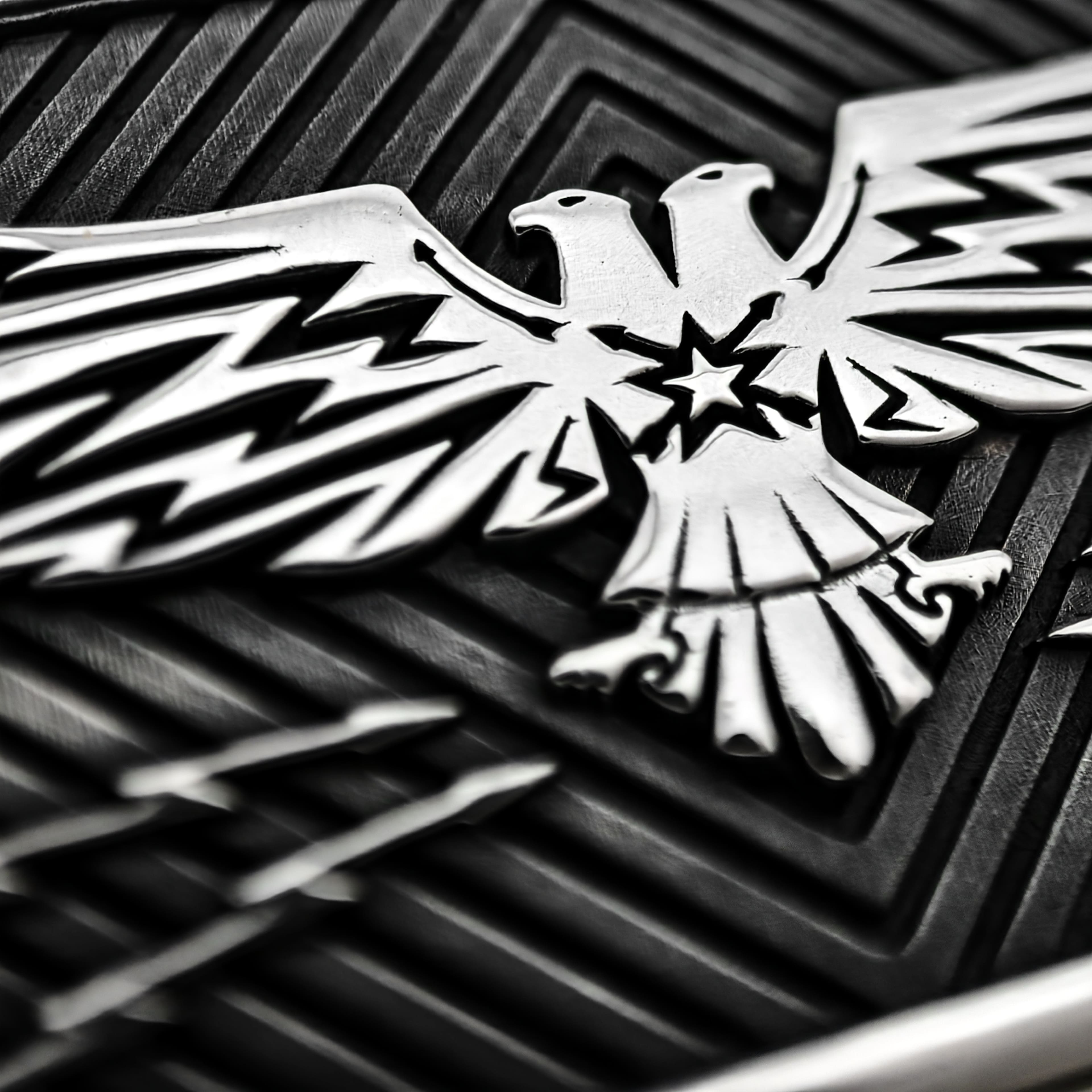 DOUBLE HEADS THUNDERBIRD BELT BUCKLE