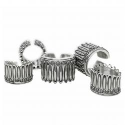 FEATHER HEAD STAR RING