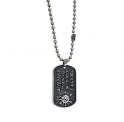 CS BEAT THE VIRUS DOG TAG