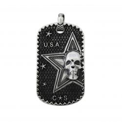 【SOLD OUT】SKULL STAR FIGHT 4 PEACE DOG TAG