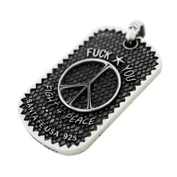 【SOLD OUT】SKULL STAR FIGHT 4 PEACE DOG TAG