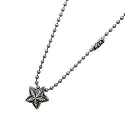 SMALL DOUBLE FACE DEPP  STAR PENDANT (with stainless ball chain 18"/20"/24")