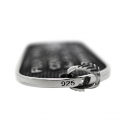 CS BEAT THE VIRUS DOG TAG 925/18K