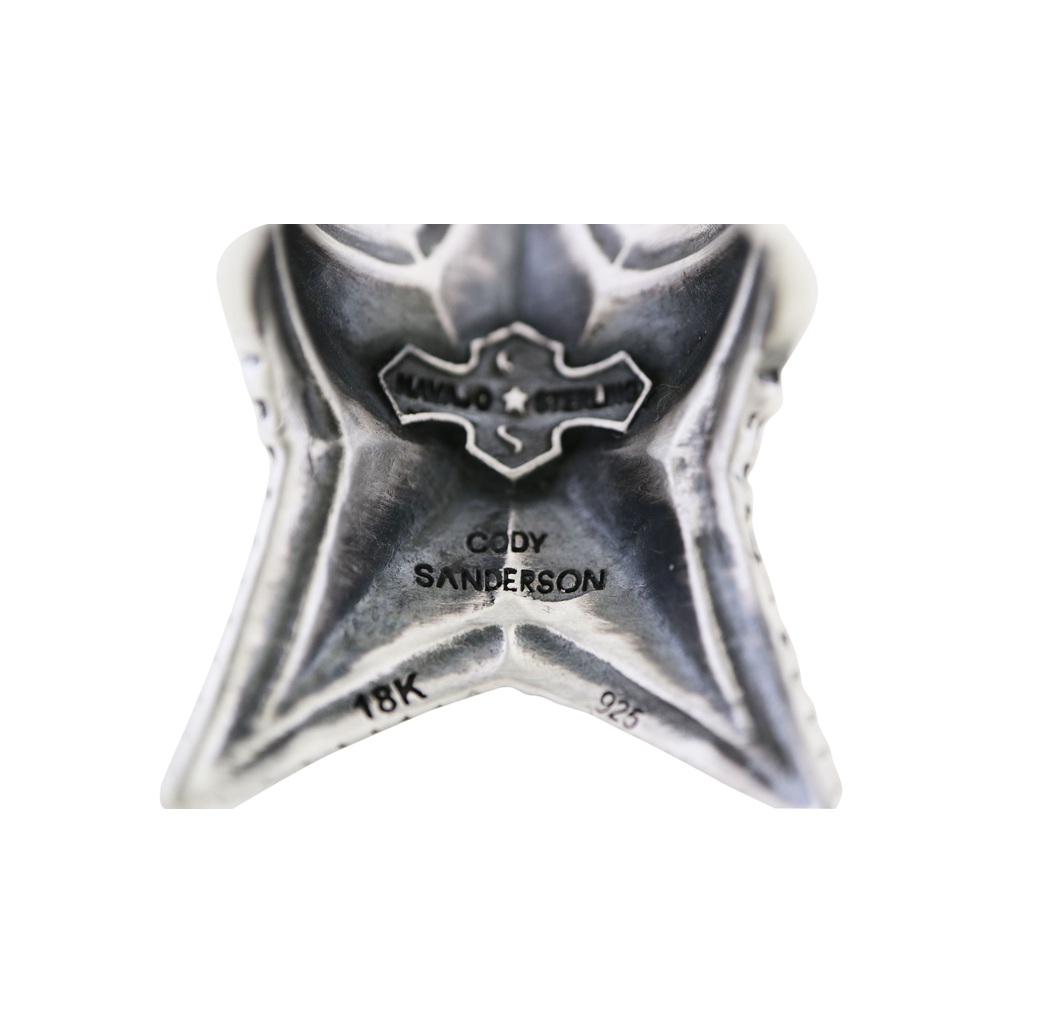 DEPP STAR RING 925/18K