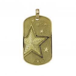 CS BEAT THE VIRUS DOG TAG 18K GOLD - VIP EXCLUSIVE