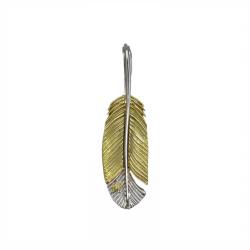 CS NAVAJO TINY STAR ARROW FEATHER RIGHT TWISTED 18K/PLATINUM - VIP EXCLUSIVE