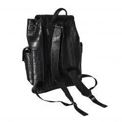 STAR IN STAR CROCODILE LEATHER BACKPACK