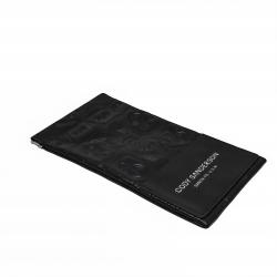 【GIFT WITH PURCHASE】CS LEATHER PRINTED LOGO GLASSES BAG - BLACK