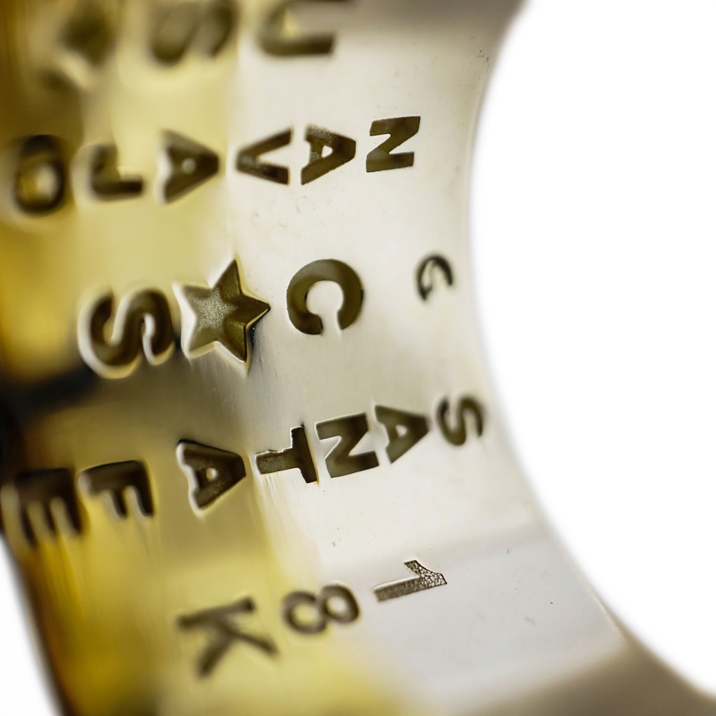 FEATHER HEAD STAR RING 18K GOLD WITH DIAMONDS