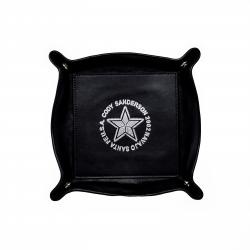 【GIFT WITH PURCHASE ONLINE】LEATHER PRINTED LOGO TRAY - BLACK