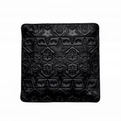 【GIFT WITH PURCHASE ONLINE】LEATHER PRINTED LOGO TRAY - BLACK