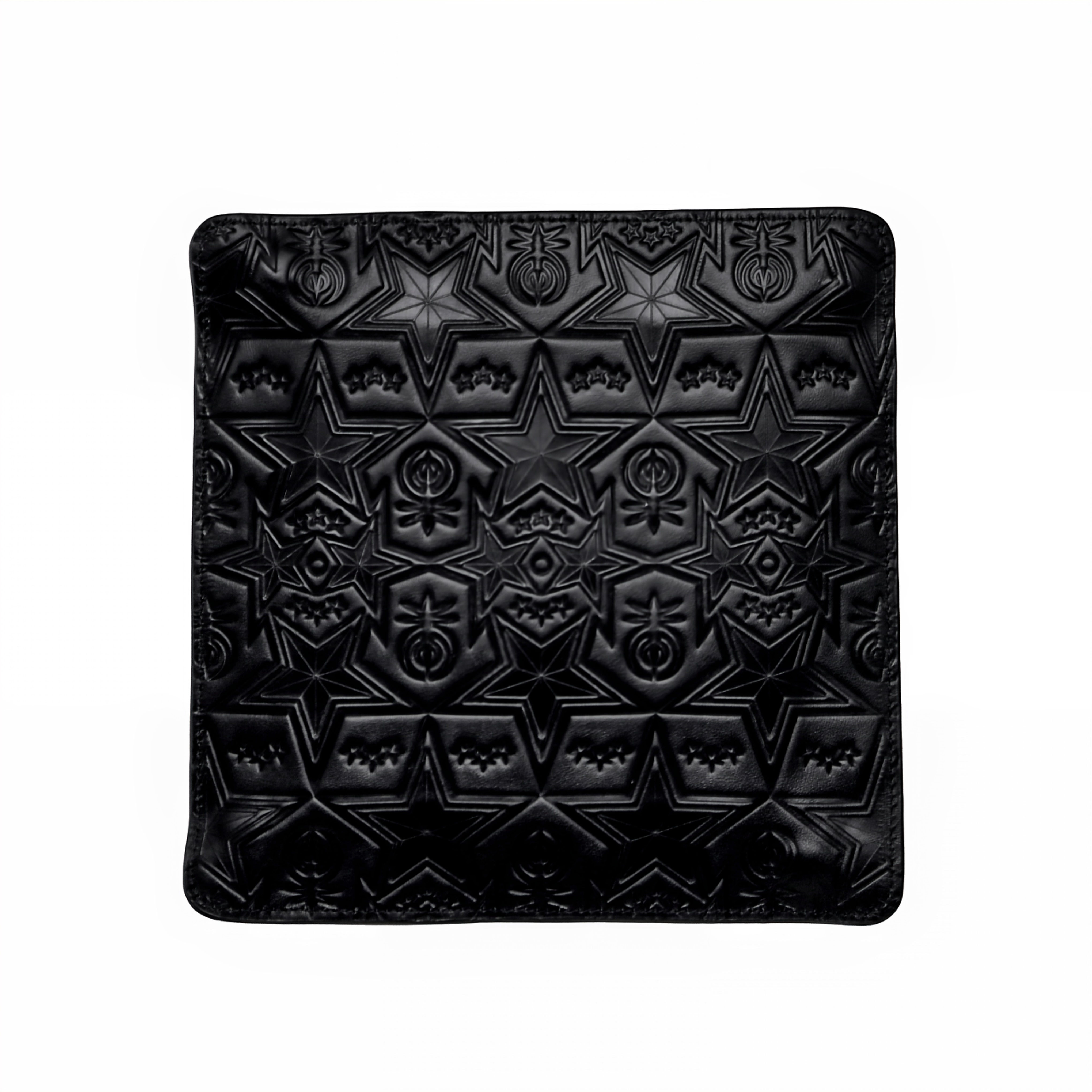 【GIFT WITH PURCHASE ONLINE】LEATHER PRINTED LOGO TRAY - BLACK