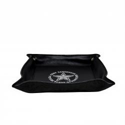 【GIFT WITH PURCHASE ONLINE】LEATHER PRINTED LOGO TRAY - BLACK