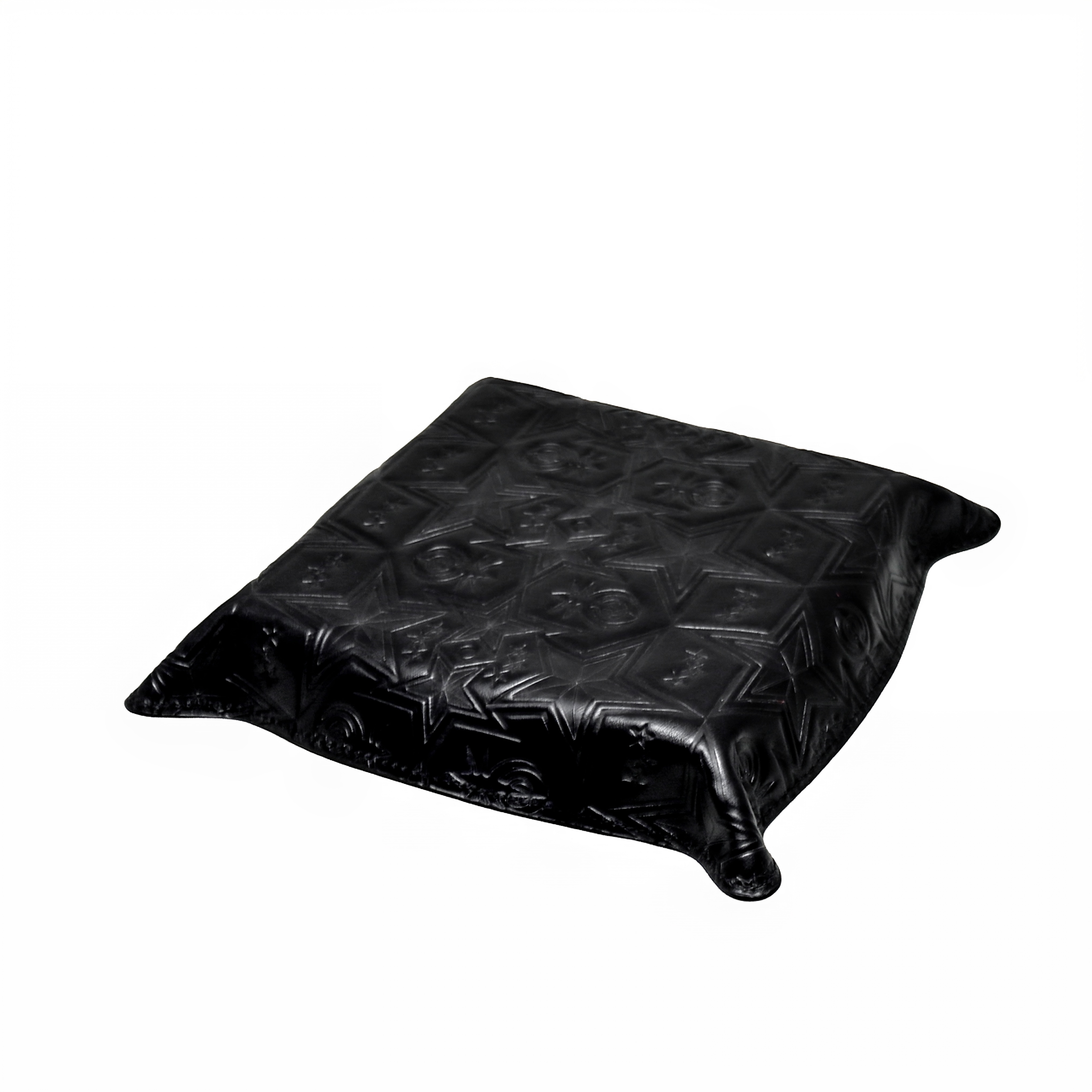 【GIFT WITH PURCHASE ONLINE】LEATHER PRINTED LOGO TRAY - BLACK