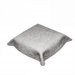 【GIFT WITH PURCHASE ONLINE】LEATHER PRINTED LOGO TRAY - WHITE