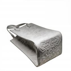【GIFT WITH PURCHASE ONLINE】LEATHER PRINTED LOGO DRINK BAG - WHITE