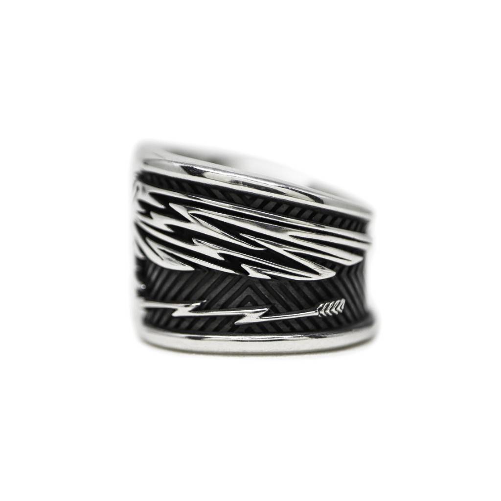 DOUBLE HEADS THUNDERBIRD RING