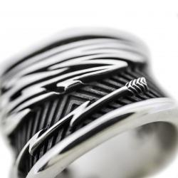 DOUBLE HEADS THUNDERBIRD RING