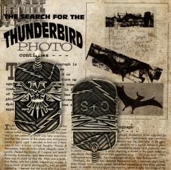DOUBLE HEADS THUNDERBIRD DOG TAG