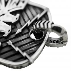 DOUBLE HEADS THUNDERBIRD DOG TAG