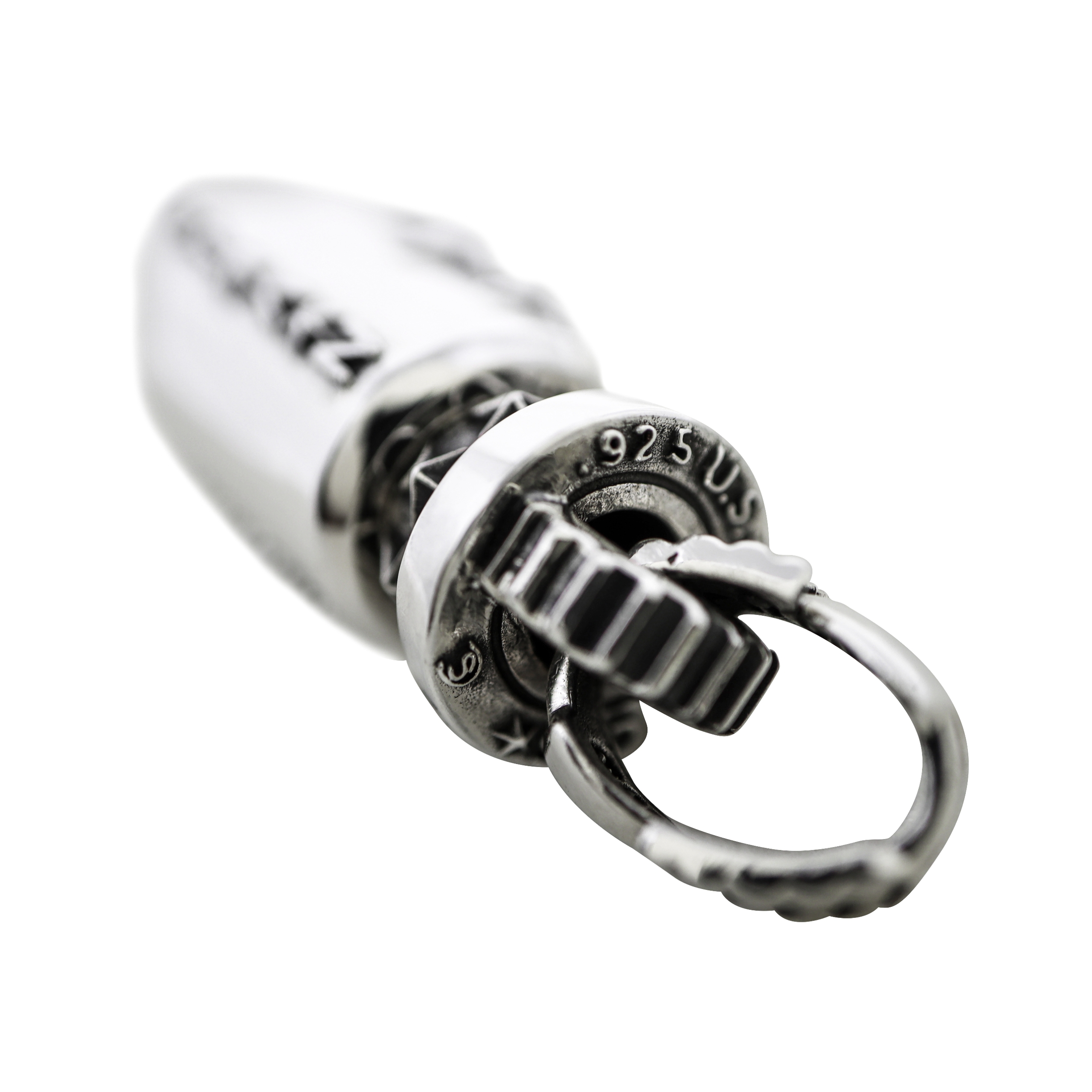 BIG AROMATIC BULLET ARROW TAIL BAIL PENDANT