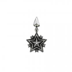 TINY SPIKE STARRY W / ARROW HEAD BAIL PENDANT