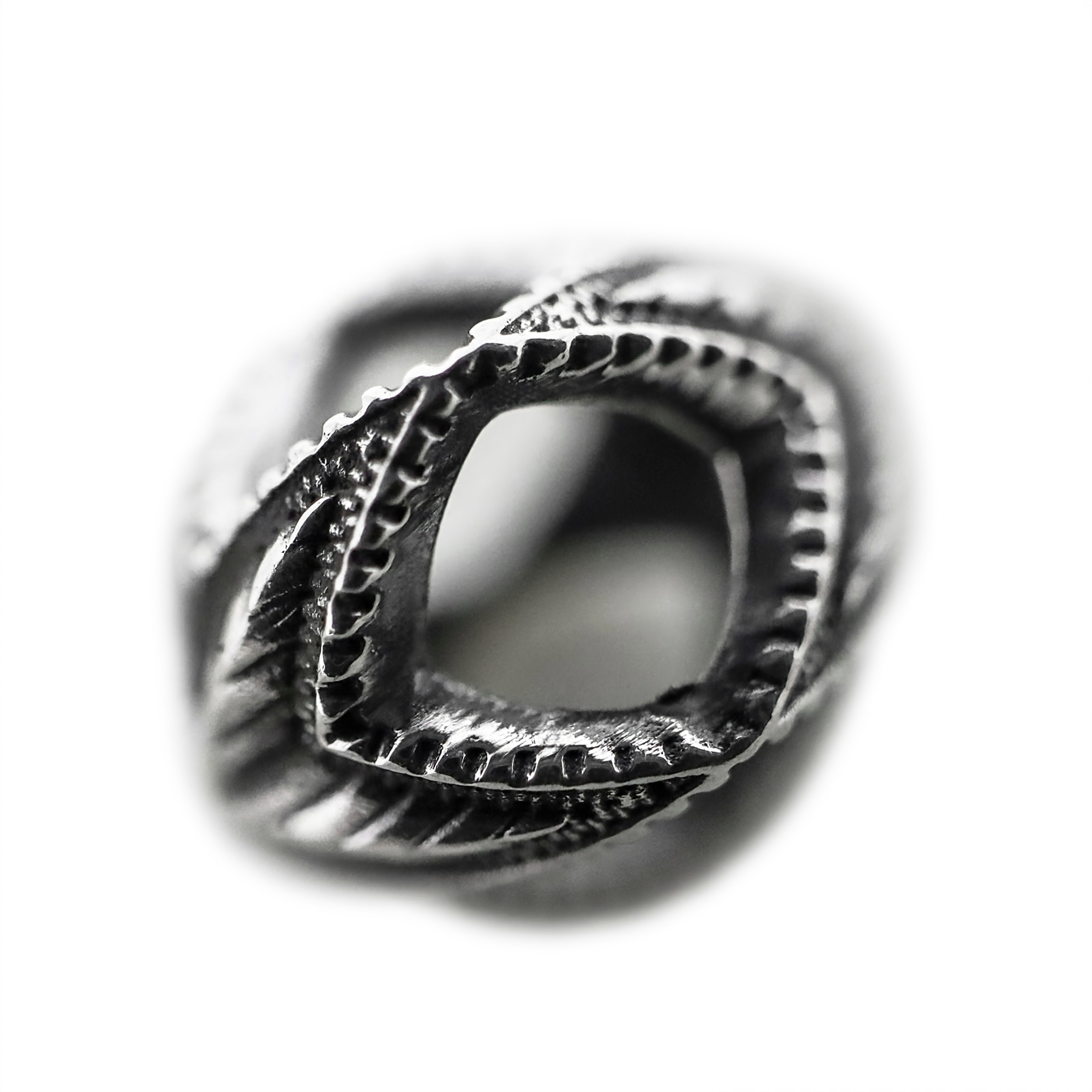 EXTRA TINY DOUBLE FACE DEPP STAR PENDANT(Include 16" Silver Chain)