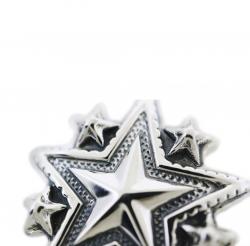 LARGE SHERIFF STARRY W / ARROW TAIL BAIL PENDANT